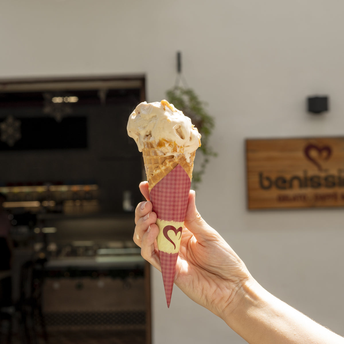 Gelato de Caramelo Salado Artesanal