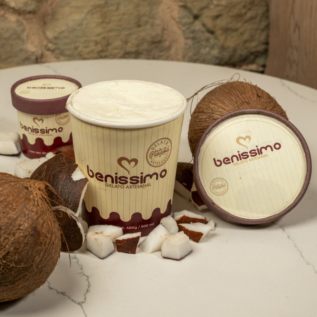 Gelato de Coco Artesanal