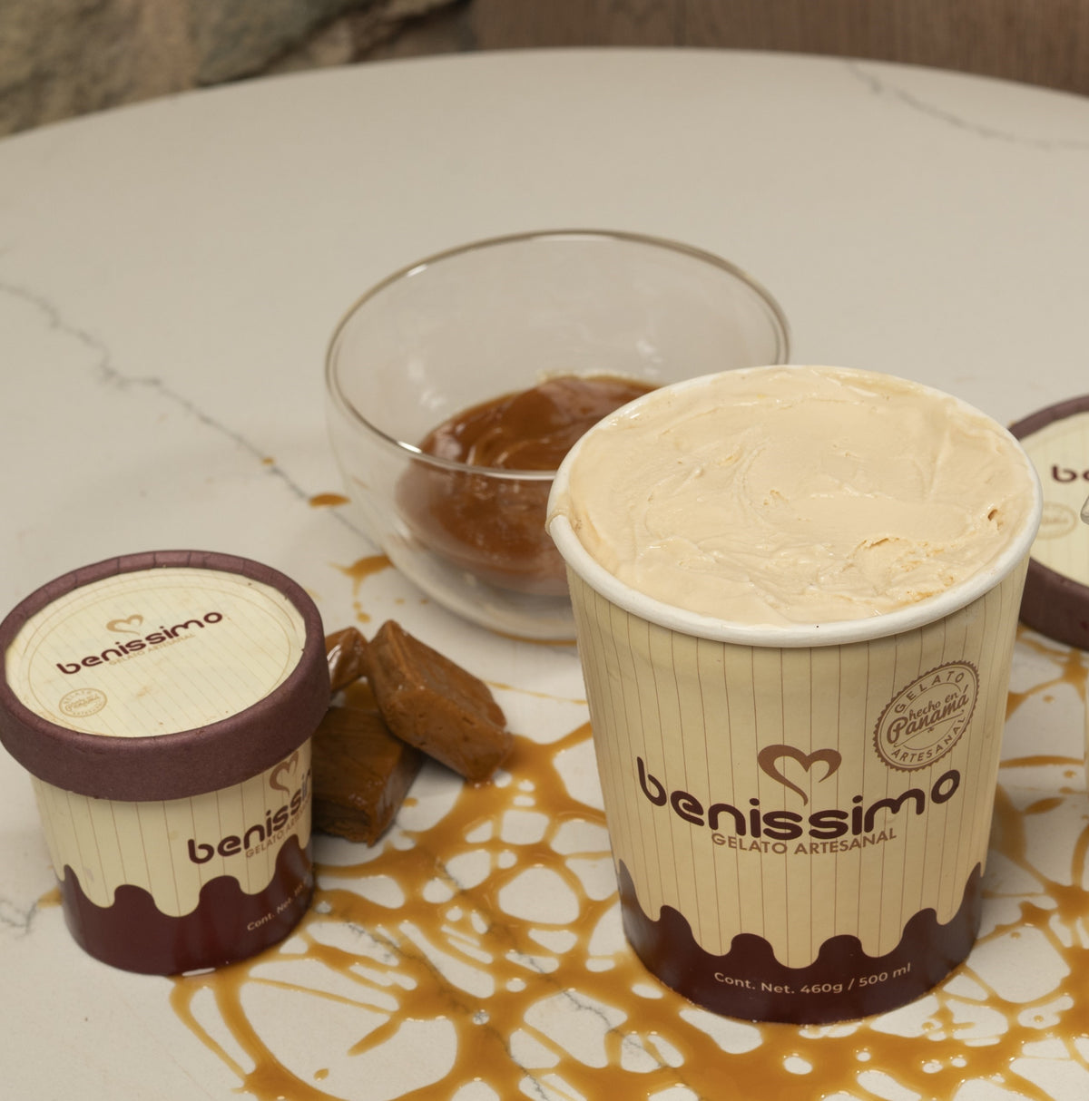 Gelato de Dulce de Leche Artesanal