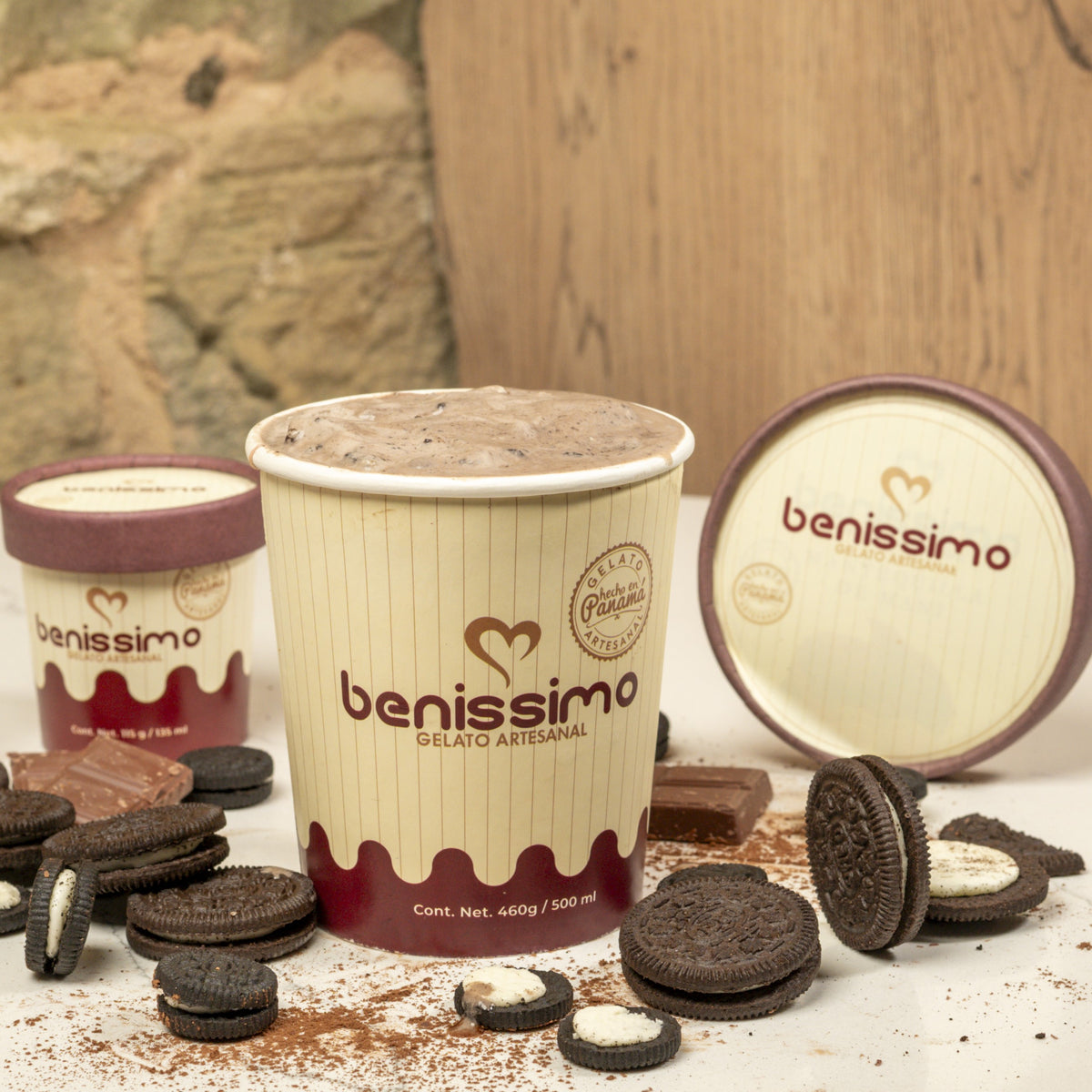 Gelato de Oreo Artesanal