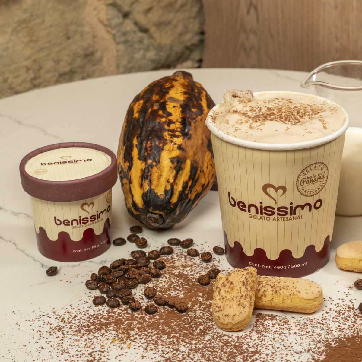 Gelato de Tiramisú Artesanal